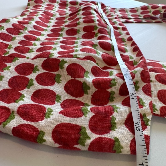 NWT Reformation Jasmine Linen Crop Top Fresh Tomato 4 - Picture 6 of 10